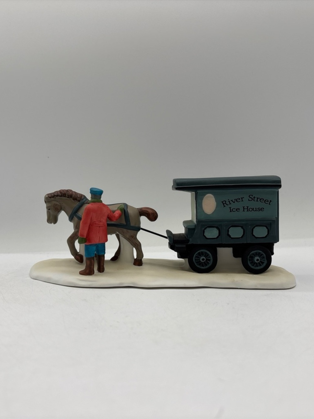 Department 56 1989 Vintage Heritage Village River Street Ice House Cart 5959-5